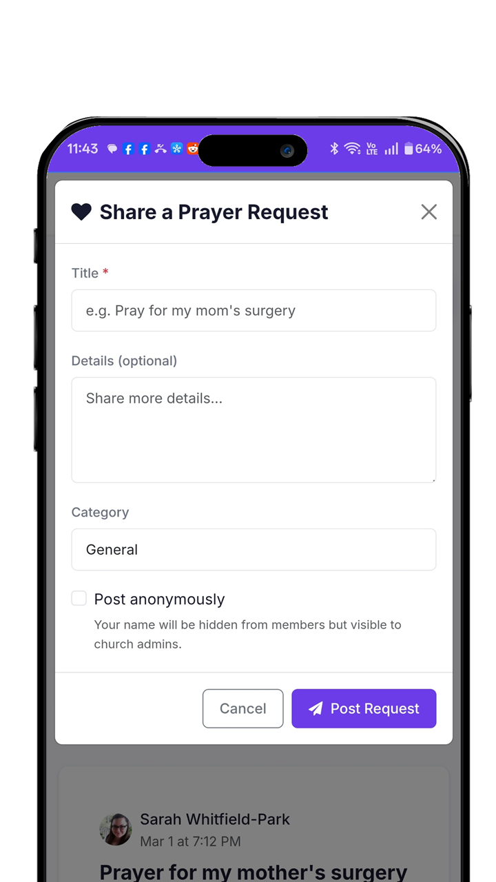 Prayer Request